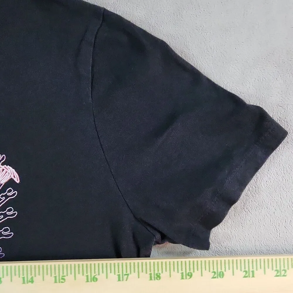 Gap Kids Boys Black Skeleton Skateboard Graphic Short Sleeve Cotton Tee 2XL